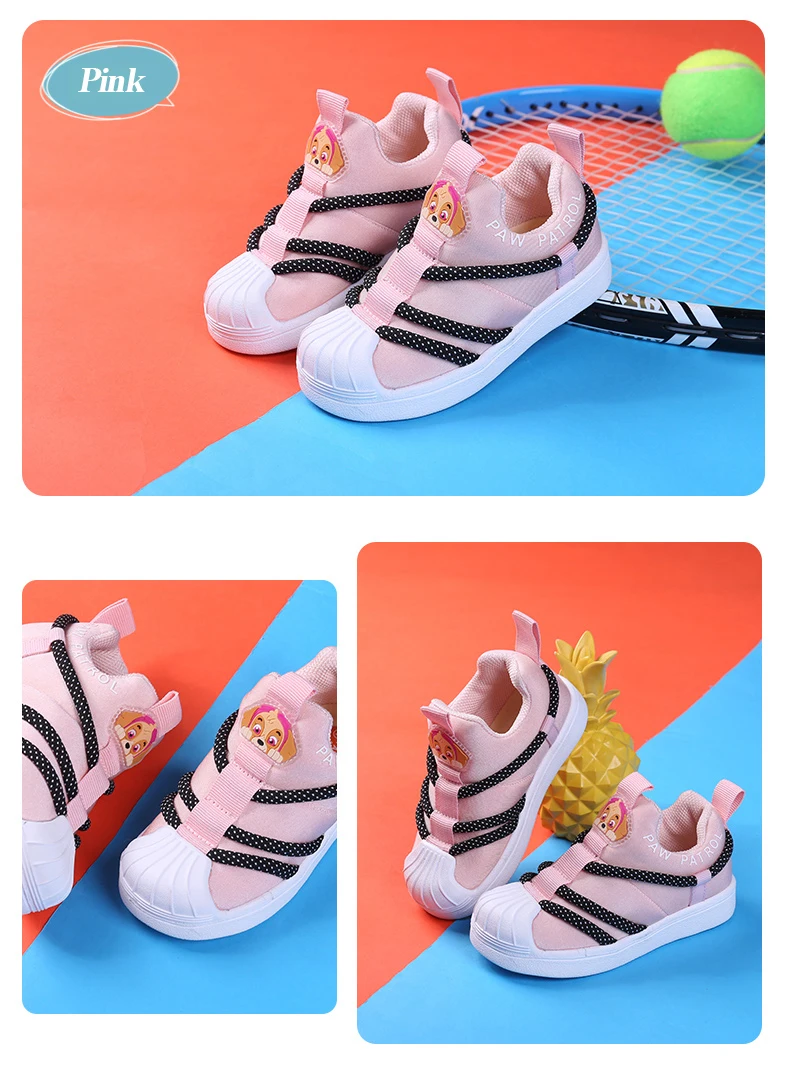 PAW PATROL/детские кроссовки для малышей; эластичные удобные кроссовки для мальчиков и девочек; детская дышащая повседневная обувь; 21-30