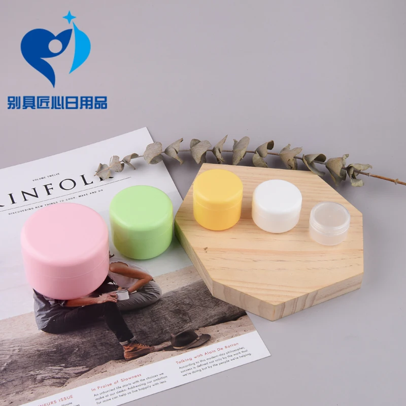 

Wholesale 10/20/30/50/100/250g Plastic Refillable Bottles Plastic Empty Makeup Jar Pot Travel PP Cream,Lotion,Cosmetic Container