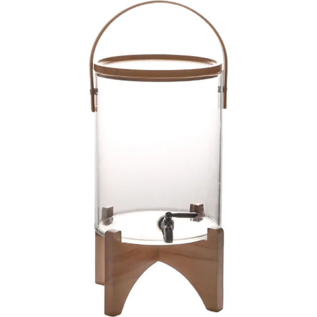 Itallé Hordó Csap 3/7L Üveg Tej Kávé Ital Gép Hordozható Fogantyú Stabil Alap - Image 6