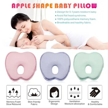 

Soft Infant Anti Roll Bedding Sleeping Toddler Positioner Cushion Neck Protection Baby Pillow