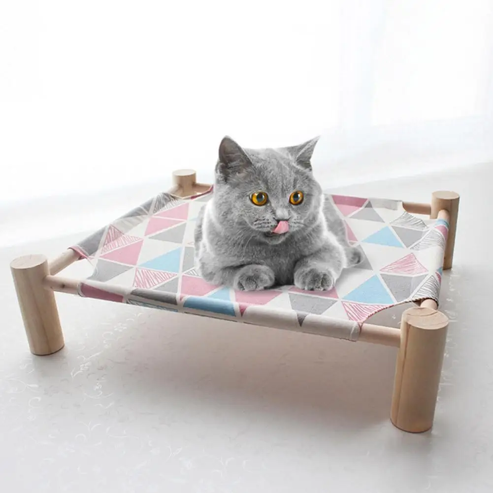 Puppy Cats Hammock Pet Bed Four-legged Breathable Removable Pet Beds Durable Mat Beds Shelf Pet Products Home Decoration