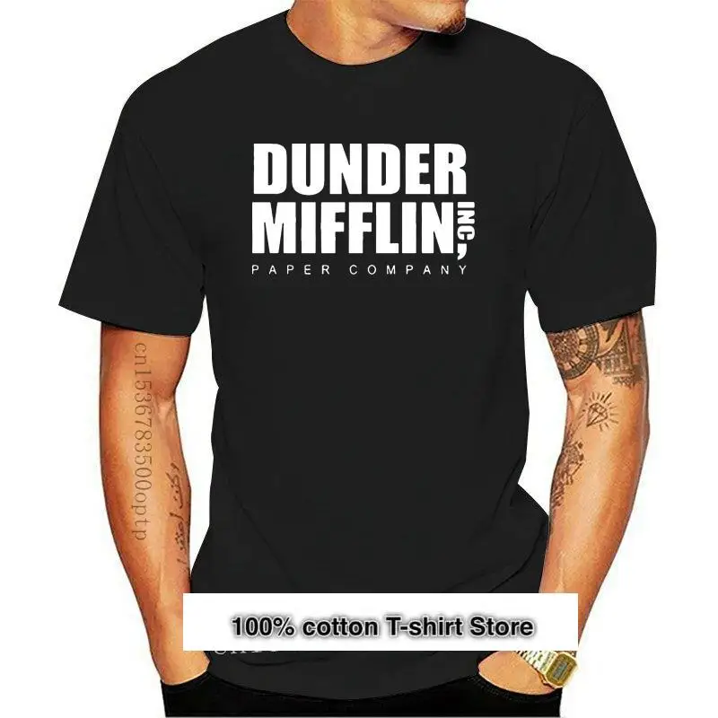 Camiseta de манга corta para hombre Dunder Mifflin переключающаяся серия TV Company papel nueva | Мужская