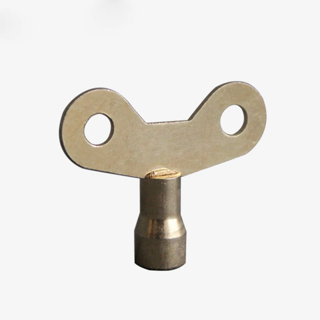 2 Radiator Plumbing Bleed Bleeding Key Solid Brass Radiator Plumbing Keys Iron For Venting Air Valve Switch Use 6mm Square Spool
