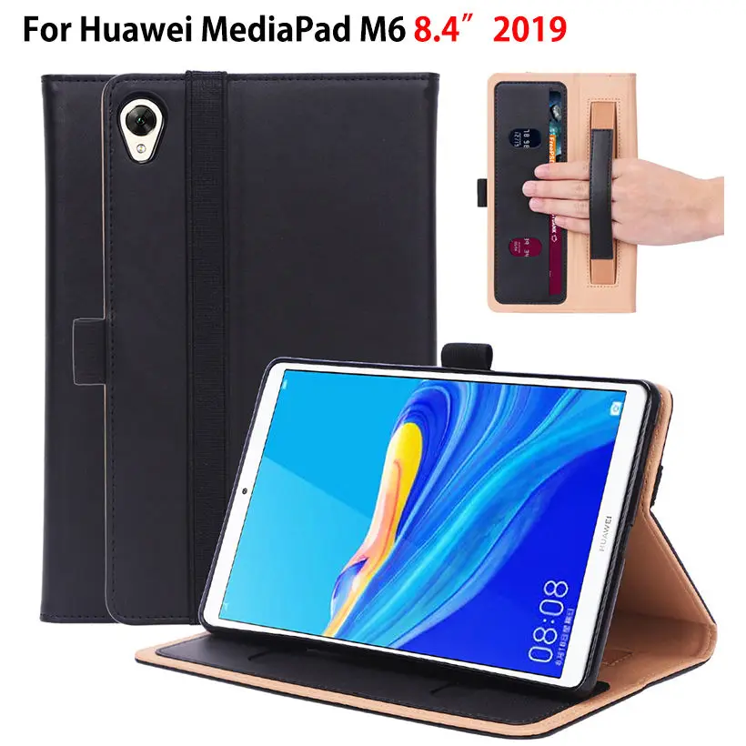Роскошный чехол для Huawei Mediapad M6 диагональ 8 4 дюйма искусственная кожа планшета