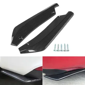 

2Pcs Universal Car Rear Bumper Lip Diffuser Splitter Spoiler Scratch Protector 2019