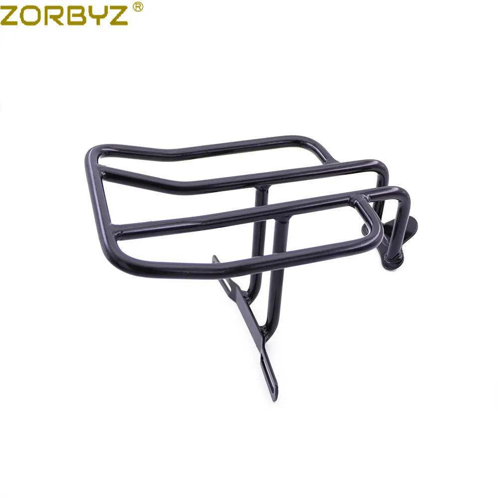 ZORBYZ Black Motorcycle Steel Rear Luggage Rack Carrier For Harley Sportster XL883 1200 Custom