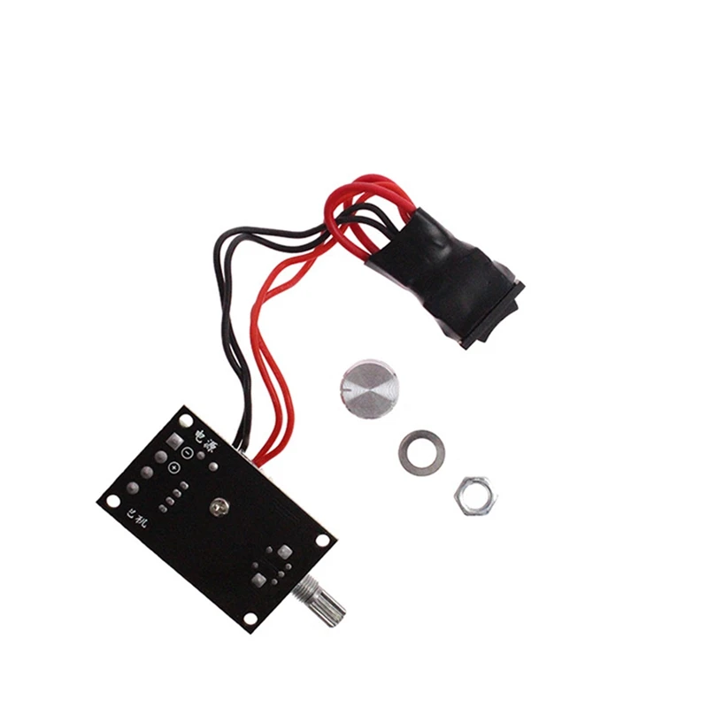 Promotion! 2Pcs DC Motor Governor 6V12V24V 3A Adjustable Speed Controller Regulation Switch Inversion Control Switching Button |
