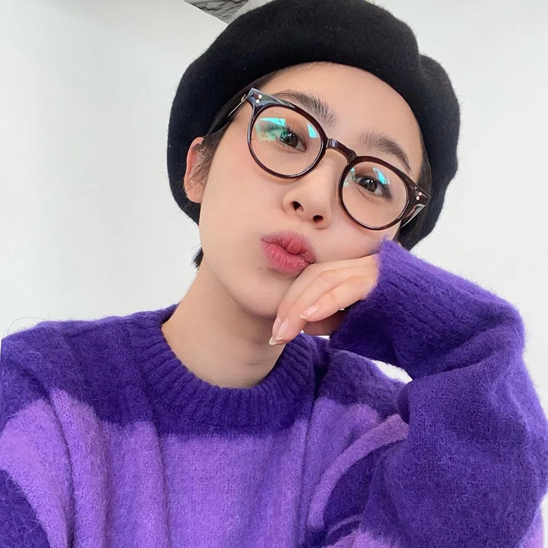 

Vintage Unisex Clear Lens Frame Hot Plain Glasses Computer Eyeglasses Frame Anti-blue Transparent Clear Optical Glass A0031