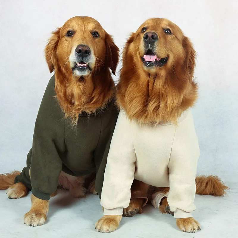 Костюм, одежда для собак, одежда для домашних животных, пальто, рубашка, зимняя большая теплая Большая одежда для собак, плюшевая одежда для домашних животных, товары для домашних животных EE6FY