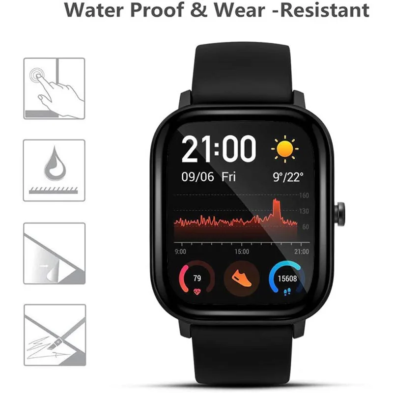 

Soft Protective Film Guard for Xiaomi Huami Amazfit GTS2 GTS 2 mini smartwatch 3D Curved Full Screen Protector Films Accessories