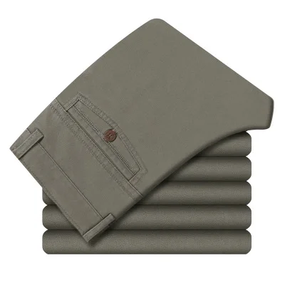 Light Gray Костюм брюки мужские повседневные брюки высокого качества формальные брюки для мужчин Свадебные брюки размера плюс брюки Pantalones Hombre QQ147 - Цвет: Light Gray