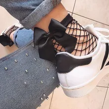 WOMAIL, женские популярные сетчатые носки длиной по щиколотку из одноцветной сетчатой ткани, кружевные короткие тонкие носки в сеточку для девочек, подарок