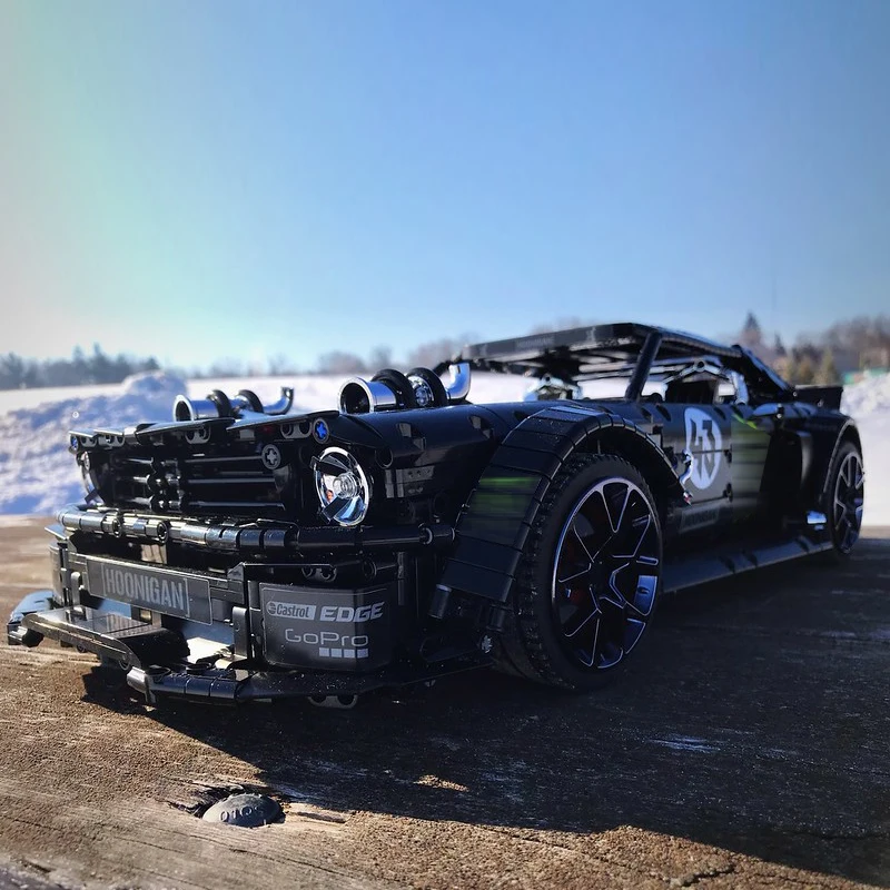 Супер гоночный автомобиль 23009 23010 20086 совместимый дизайн 42083 MOC 22970 конструкторных