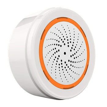 

Tuya Zigbee Smart Siren Alarm with Temperature and Humidity Sensor Works with TUYA Smart Hub