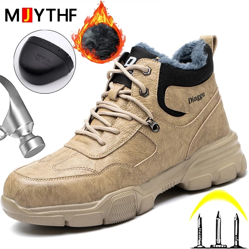 Male Safety Shoes Work Sneakers Indestructible Work Safety Boots Winter Shoes Men Steel Toe Shoes Sport Safty Shoes Dropshipping 2