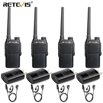 

RETEVIS RT647/RT47 IP67 Waterproof Walkie Talkie 4pcs PMR Radio PMR446 VOX Two Way Radio Comunicador Transceiver With Earpiece