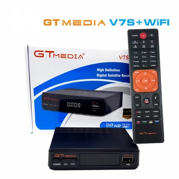 

GTMEDIA V7S HD+ WIFI Antenna DVB-S2 HD Youtube PowerVU CLINES Newcamd satellite receiver Set top box better freesat v7