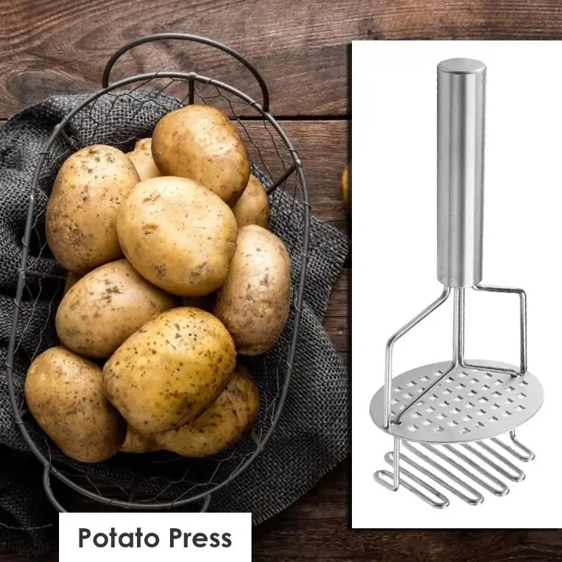 Нержавеющая сталь давилка для картофеля Ручной Кухонный давление картофельный Ил пюре инструмент для удобного гладкого пюре