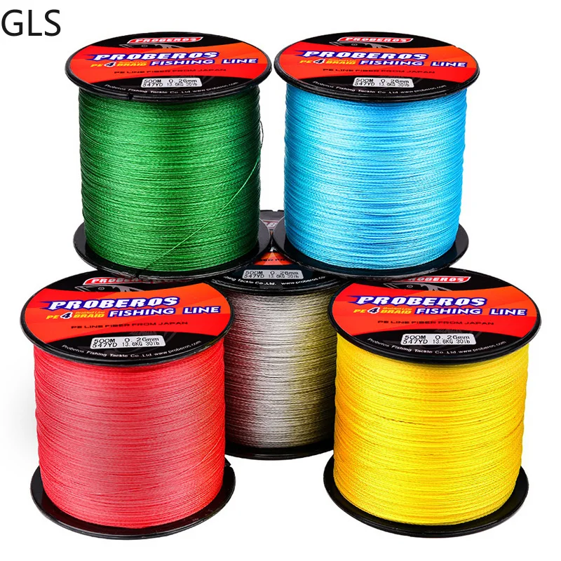 

500m 6LB - 100LB PE Multifilament Japanese solid color 4 Strands Braid Line Ocean Fishing Super Strong Carp Braided Fishing Line