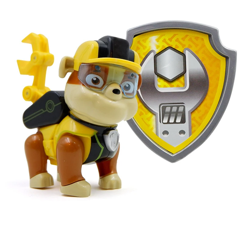 

Original Paw Patrol Puppy Dog Toy Set Children Birthday Gift Action Figure Badge Pvc Model Patrulla Canina 33D