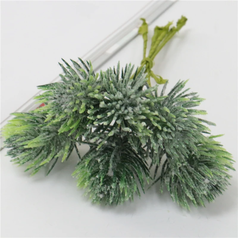 AOXUE Sen Department DIY Зеленая имитация травы искусственный цветок для свадьбы головные уборы аксессуары сосновая ветка украшения венок материал - Цвет: 09
