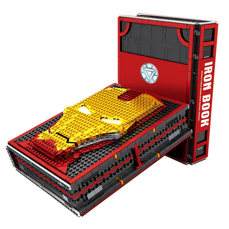 Новый MOC супер герой Железный человек Серия блок Коллекционная книга Детский DIY