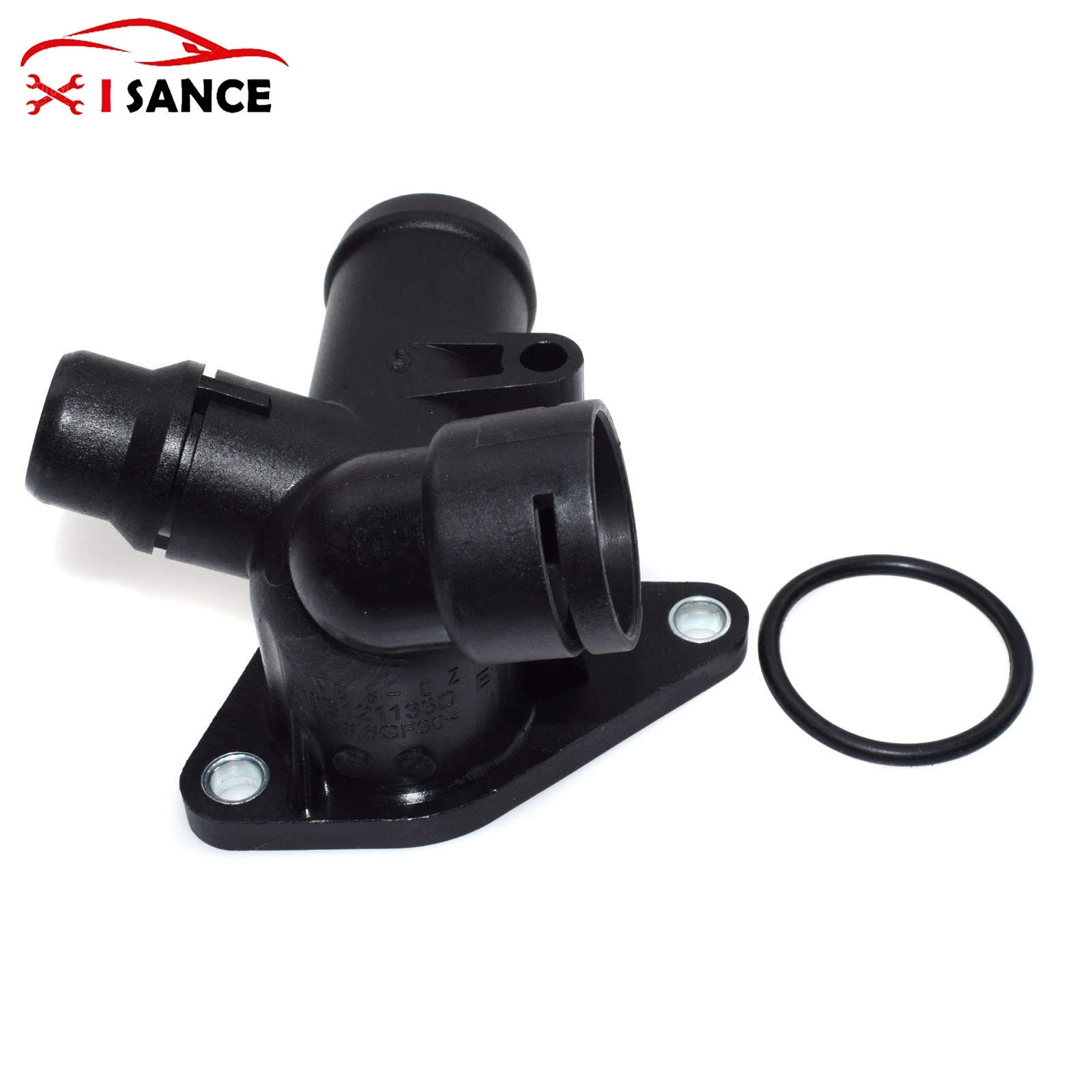 New Engine Coolant Thermostat Housing Water Outlet Flange For 2002-2006 Audi A4 Quattro L4 1.8L 06B121132E 902-904 1470057 | Автомобили и