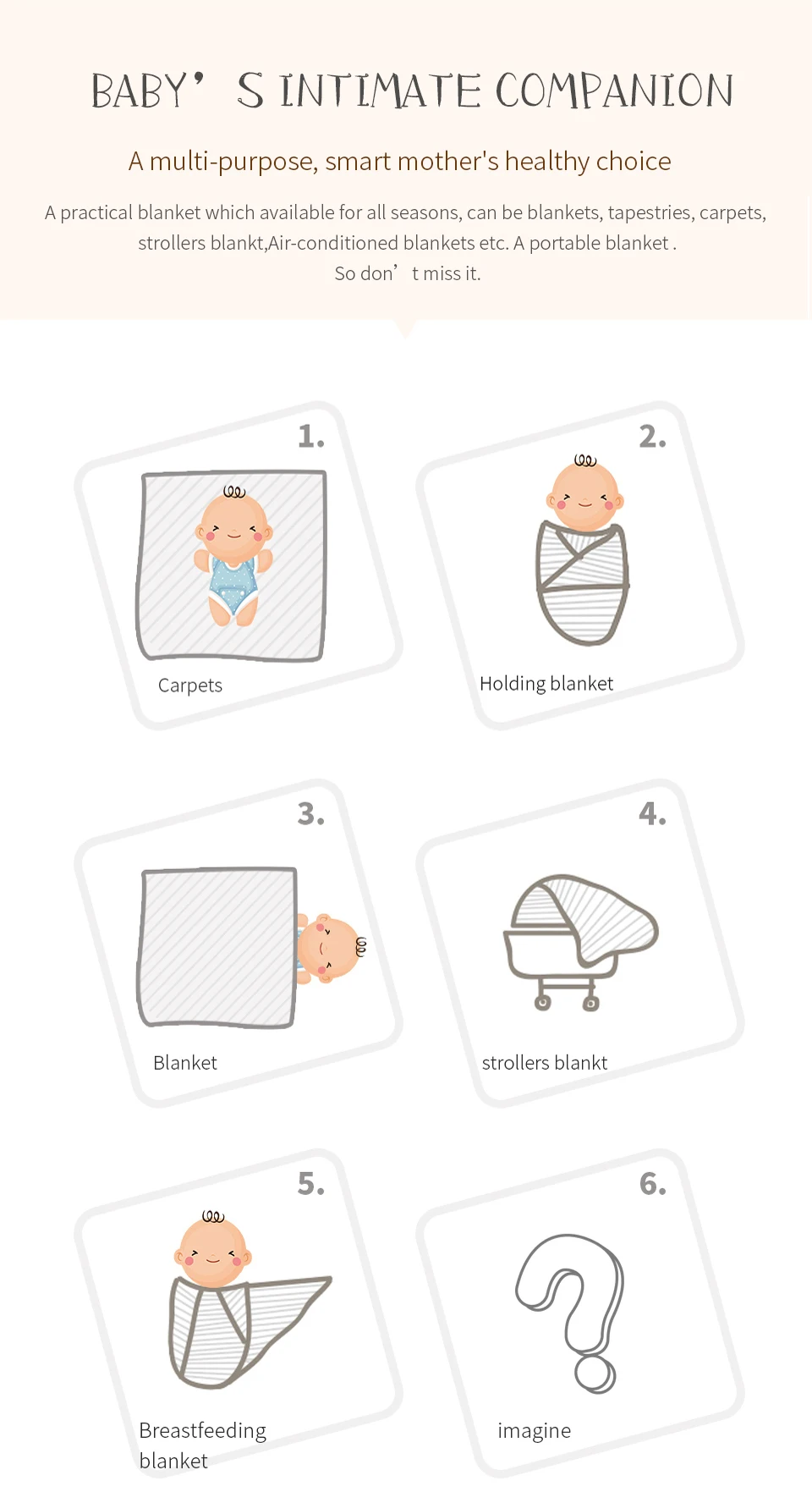 Baby Blankets Super Soft Newborn Swaddle Wrap 100*80cm Knitted Toddler Infantil Sleeping Blanket Quilts for Stroller Bed Carseat 5 H887769cdad8b4f879c592ec9c9b70b79P