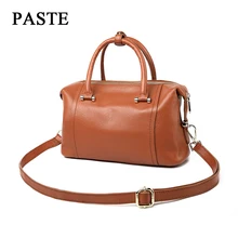Брендовые роскошные сумки из натуральной кожи, женская сумка, дизайнерская модная женская сумка-мессенджер Boston, большие сумки через плечо LSH133