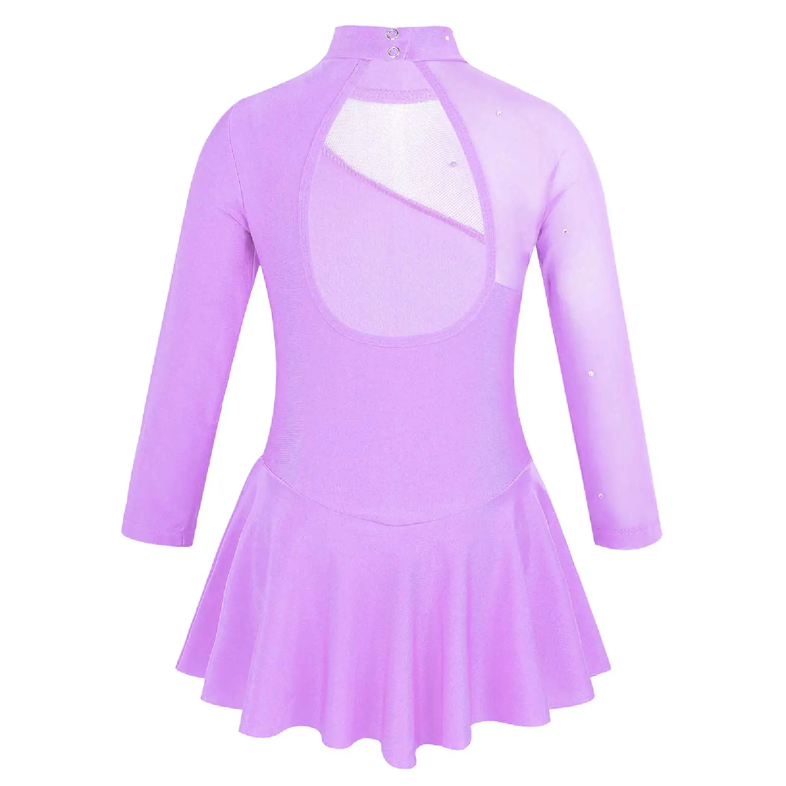Ballet Leotard Dance Leotard Kids Girls Figure Skating Ballet Jersey Dance Dress Long Sleeved Ballet Tight Fitting Jumpsuit Gymnastics Dress Leotards