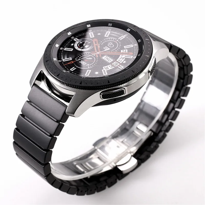 Cerâmica Cinta Matte para Samsung s3 s4 Galaxy 42 Mm46 mm Amazfit gt Gtr Gts Pulseira de Banda de Relógio Huawei Cinto 1s 20 Mm22 mm