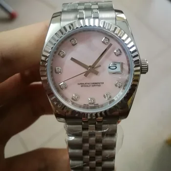

luxury women AAA 26mm automatic mechanical watch Shell face No battery sweeping Date JUST watches 504