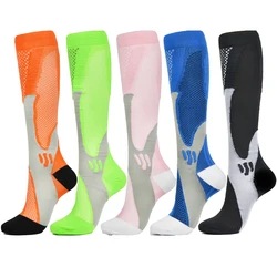 New Men Women Compression Socks Fit For Sports Compression Socks For Anti Fatigue Pain Relief Knee Prevent Varicose Veins Socks