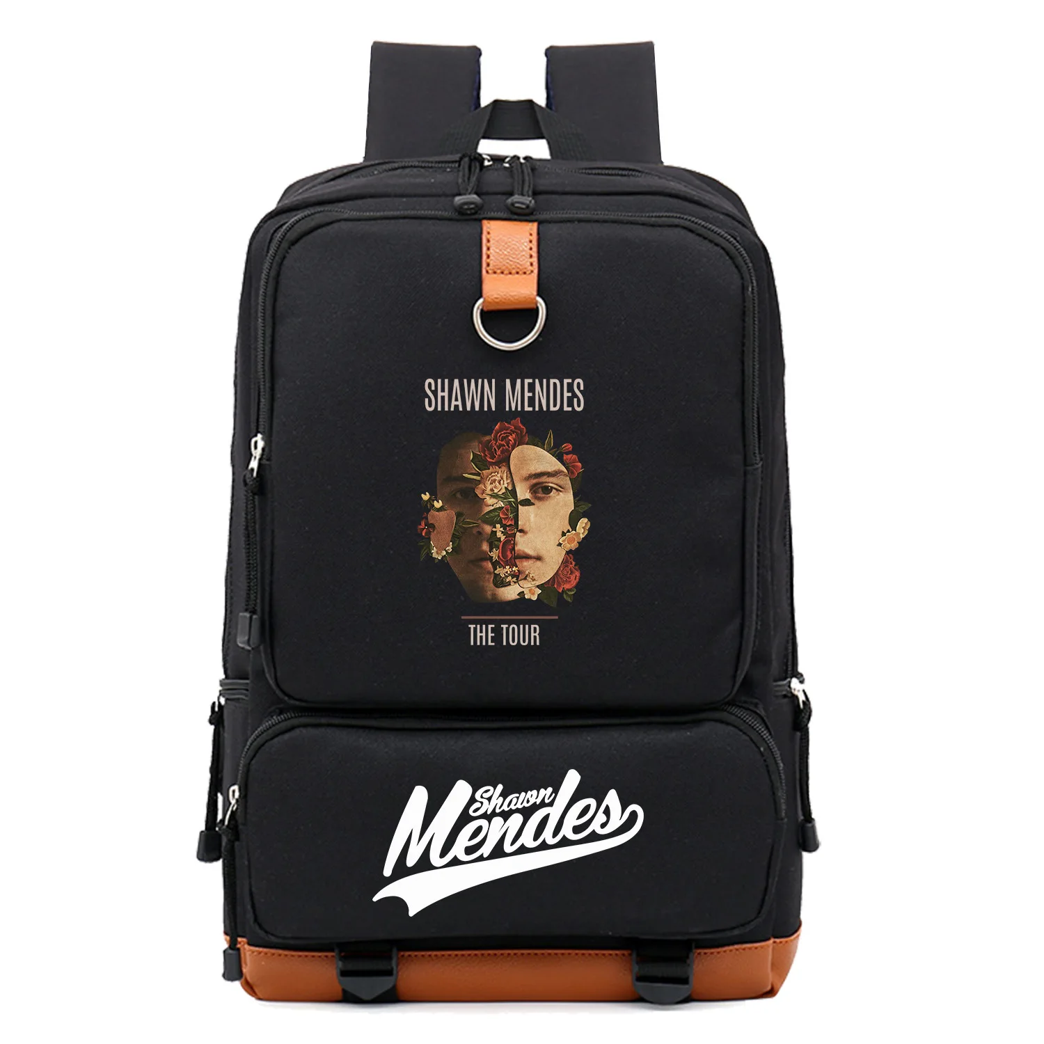 

Shawn Mendes Concert Theme Related Products Backpack USB Charging Korean-style Hot Models Backpack