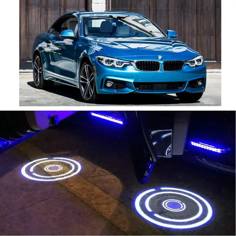Беспроводная приветственная лампа 2 шт./лот HD для BMW e65 e66 e67 e84 f48 F15 F85 F16 f86 f83 f32 f82 f36