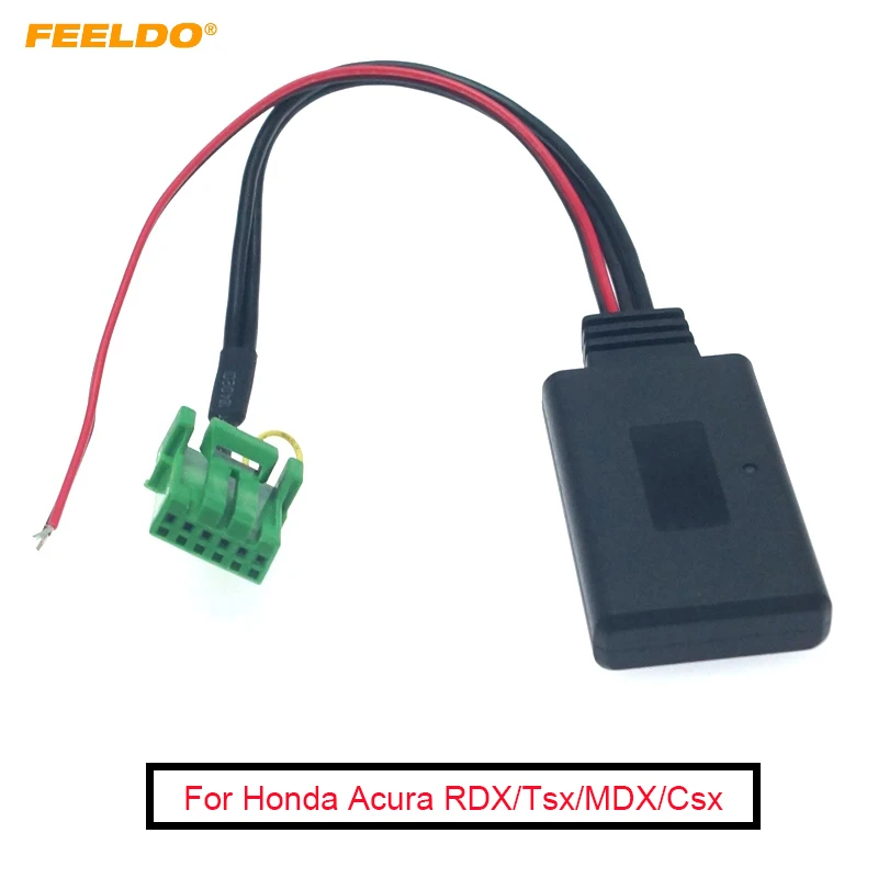 

FEELDO автомобильный беспроводной HIFI Bluetooth модуль 6Pin AUX кабель адаптер для Honda Acura RDX Tsx MDX Csx