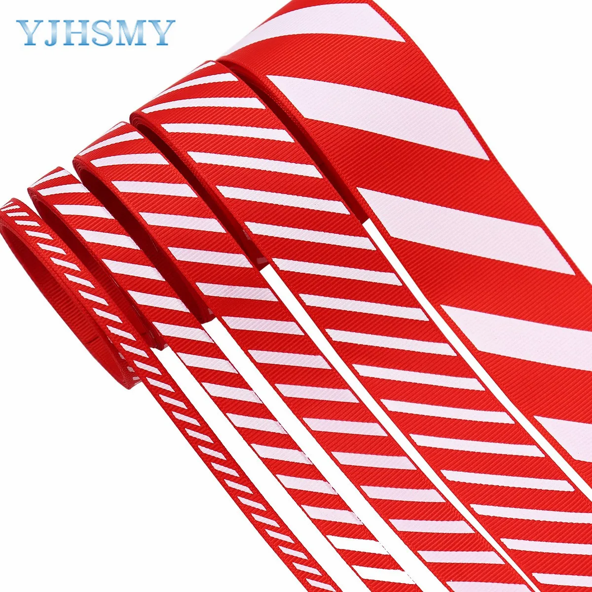 Christmas Ribbon Red White Stripes 5 Yards, Red White Candy Cane, Garland,  Gifts, Wrapping, Wreaths, Bows - AliExpress, image size:1200x1200