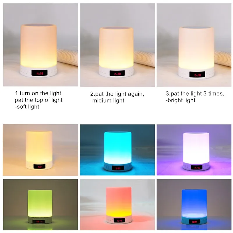 Персонализированные фото светодиодный ночник MP3 музыка дисплей Беспроводная