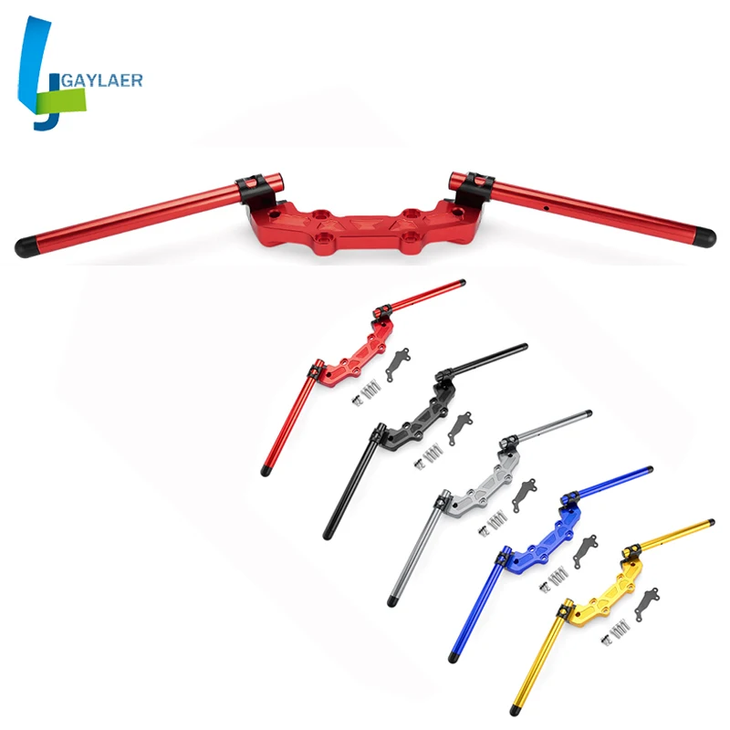 Новый мотоцикл клип на регулируемый руль ручка бар с адаптером для Yamaha MT09 MT 09 MT-09