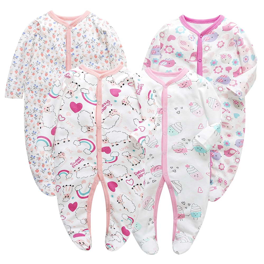 Newbornbabypajamascottonromperboysclothesoverallsromperinfants