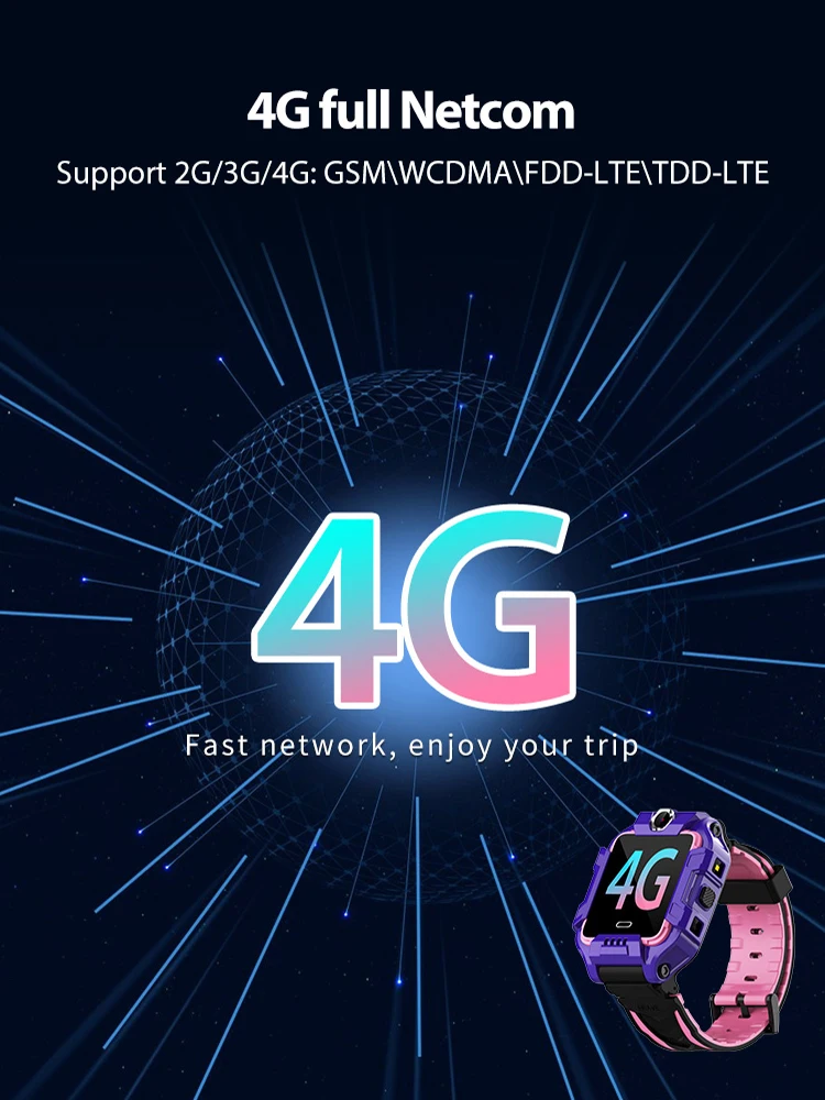 Новинка 2020 умные часы для детей 4G двойная камера 1 4 дюйма IPS HD видеозвонки запись