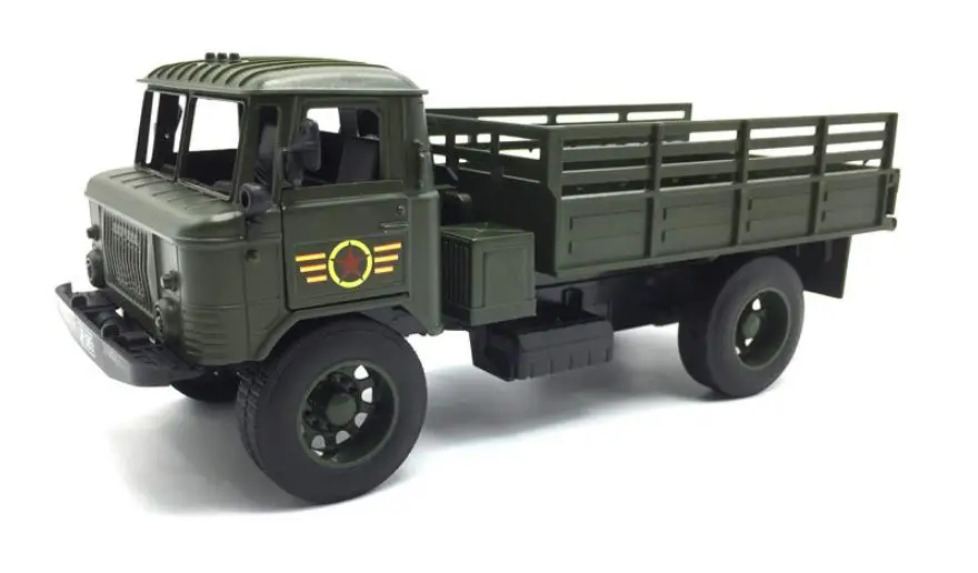 Высокая имитация Автопогрузчик из сплава модель машины пикап, 1:20 игрушка/машинка Военный грузовик, Моделирование звука и управления светом