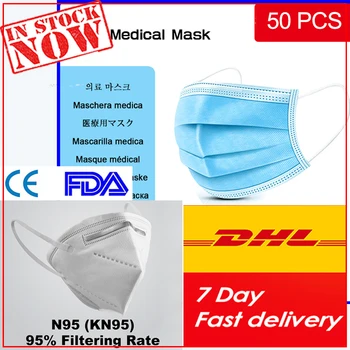 

DHL 100Pcs masque Medical-Disposable mask kn95mask n95mask gloves lace ingerless leather gloves winter