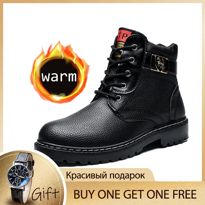 39-44 boots winter Comfortable Non-Slip warm men winter shoes#GC38188