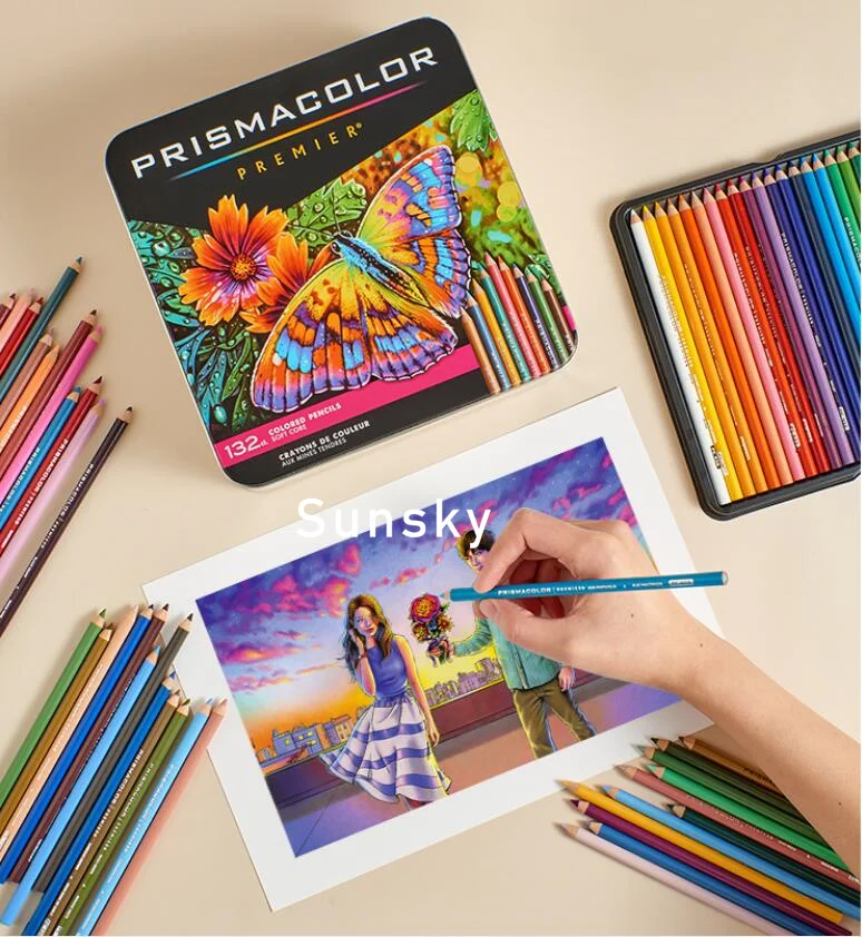 Prismacolor 72 150 Soft,thick Cores Color Pencil,perfect for Shading and  Shadows Lightfast,richly Saturated Pigment Ultra Smooth