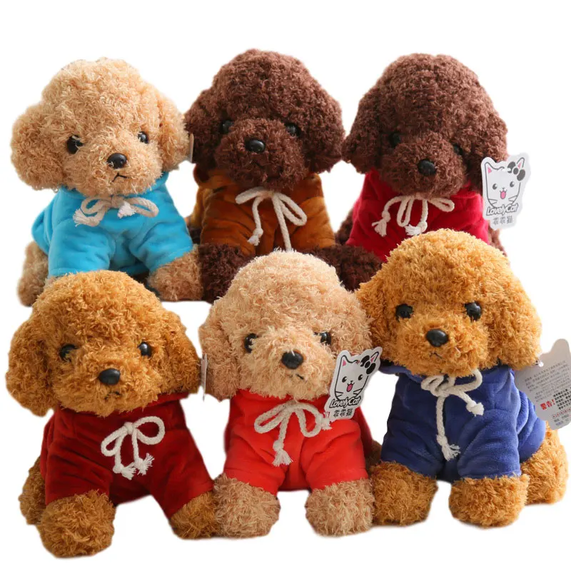 

Simulation Dog Plush Stuffed Toy Doll Puppy Dog Rag Doll Sleeping Small Doll Clothes Can Be Taken Off Washed