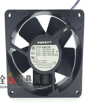 

ebmpapst 4666 ZW AC 115V 19W 120x120x38mm 4-wire Server Cooling Fan