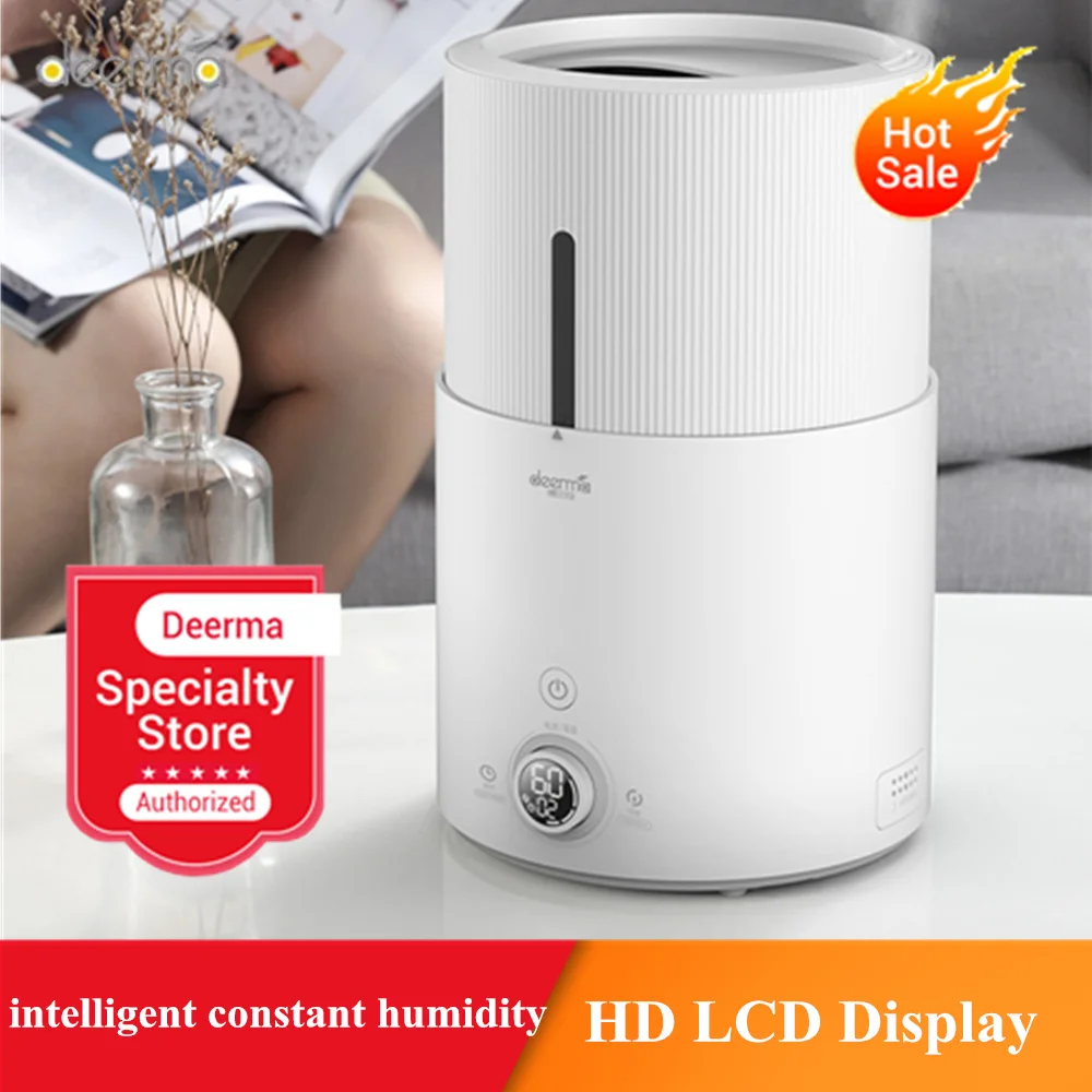 

Deerma Air Humidifier Aromatherapy Diffuser 5L Large Capacity Cool Mist Air Humidifier For Office Home DEM-SJS200
