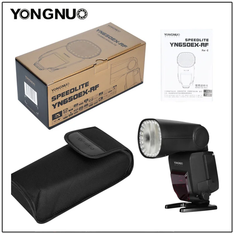 Yongnuo-ワイヤレスフラッシュYN650EX-RF ttl,canon 1100d 1200d 1300d 1500d 200d 500d  600d 750d 80d 800d 7dii 77d用 AliExpress