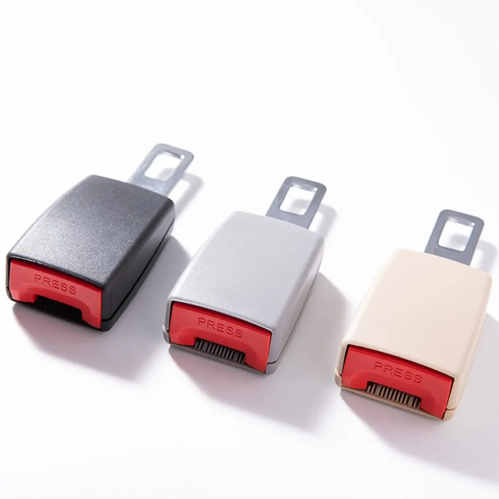 Car Seat Belt Clip Extender Safety Seatbelt Lock Buckle Plug Thick Insert Socket Extender Safety Buckle